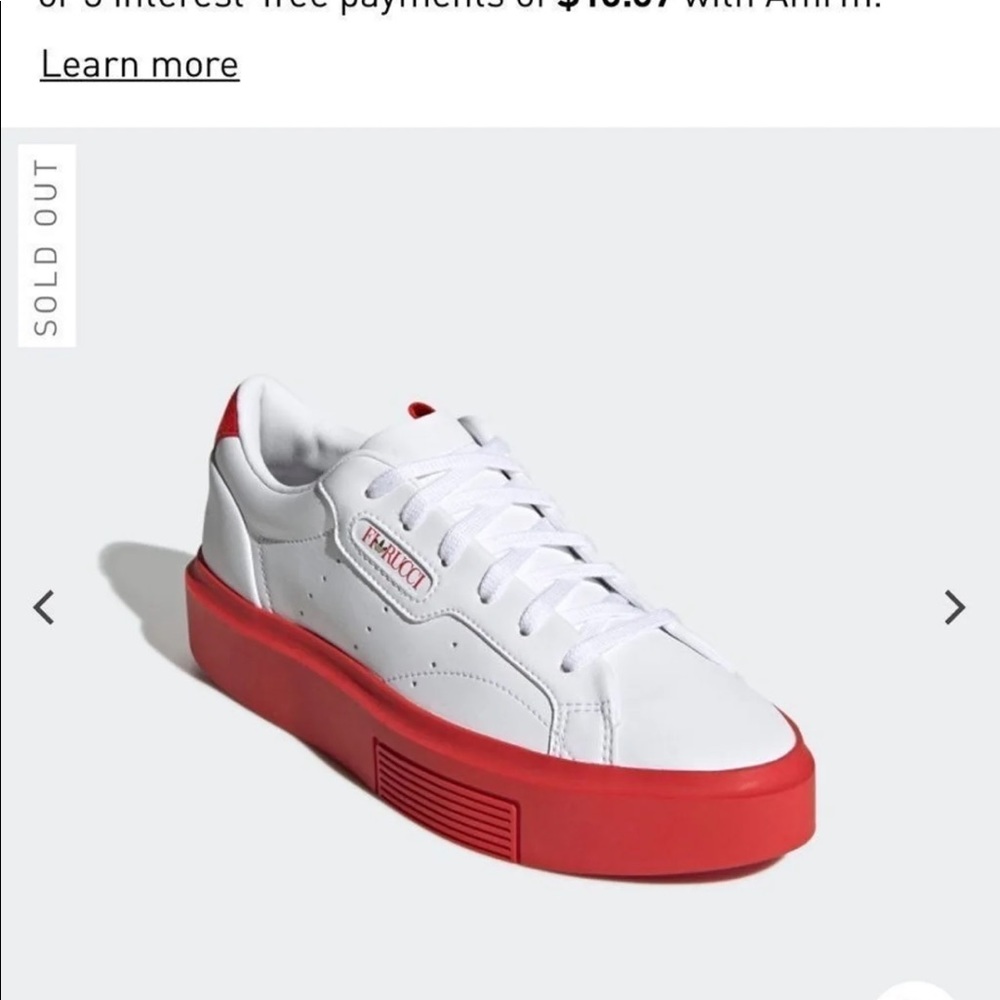 ISO Adidas x Fiorucci hypersleek super sneakers